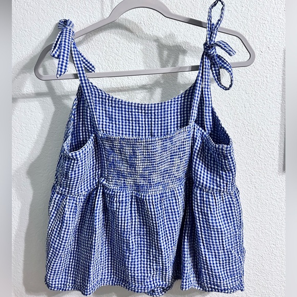 Old navy gingham top - Picture 3 of 7